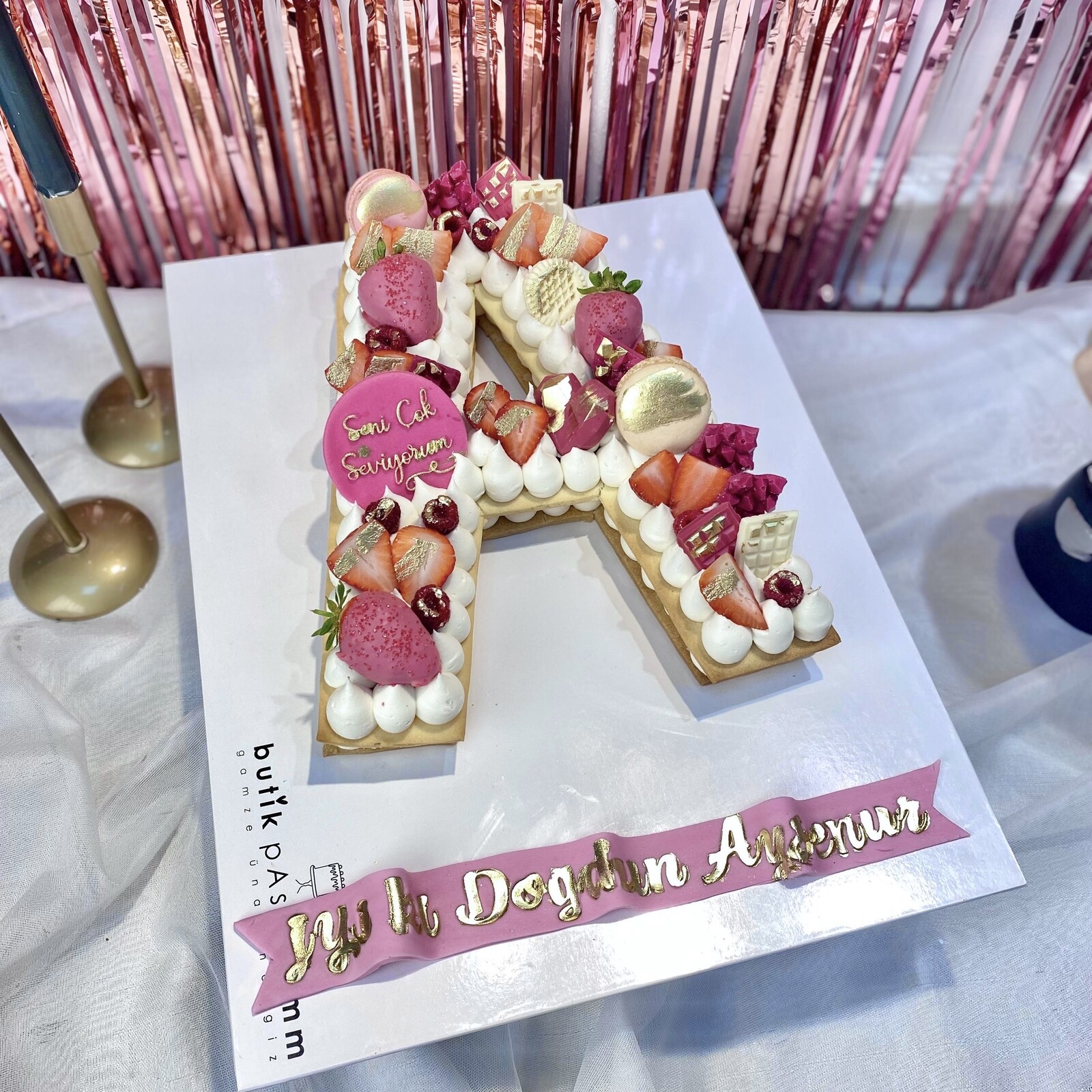 A Harfli Kurabiye Pasta