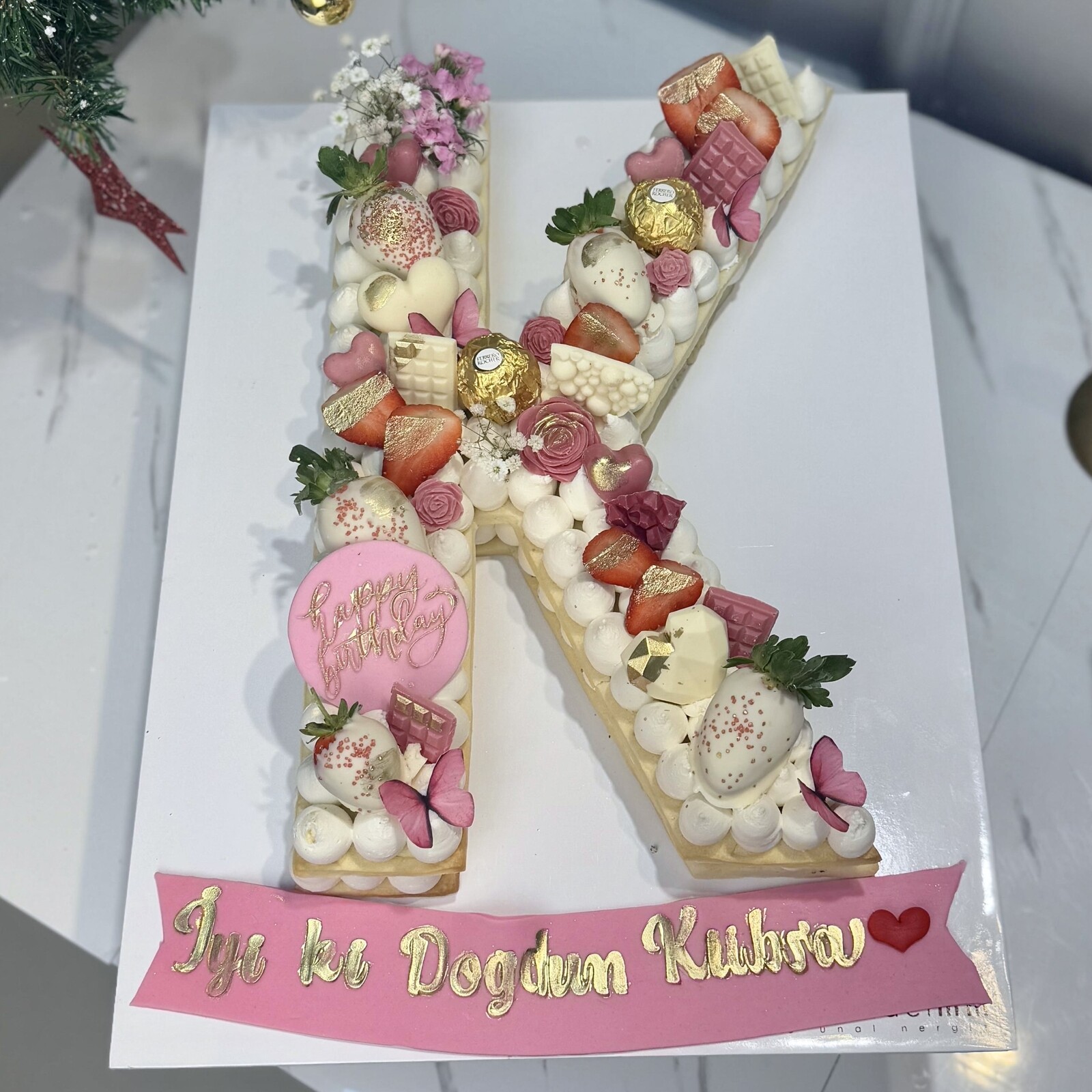 K Harfli Kurabiye Pasta