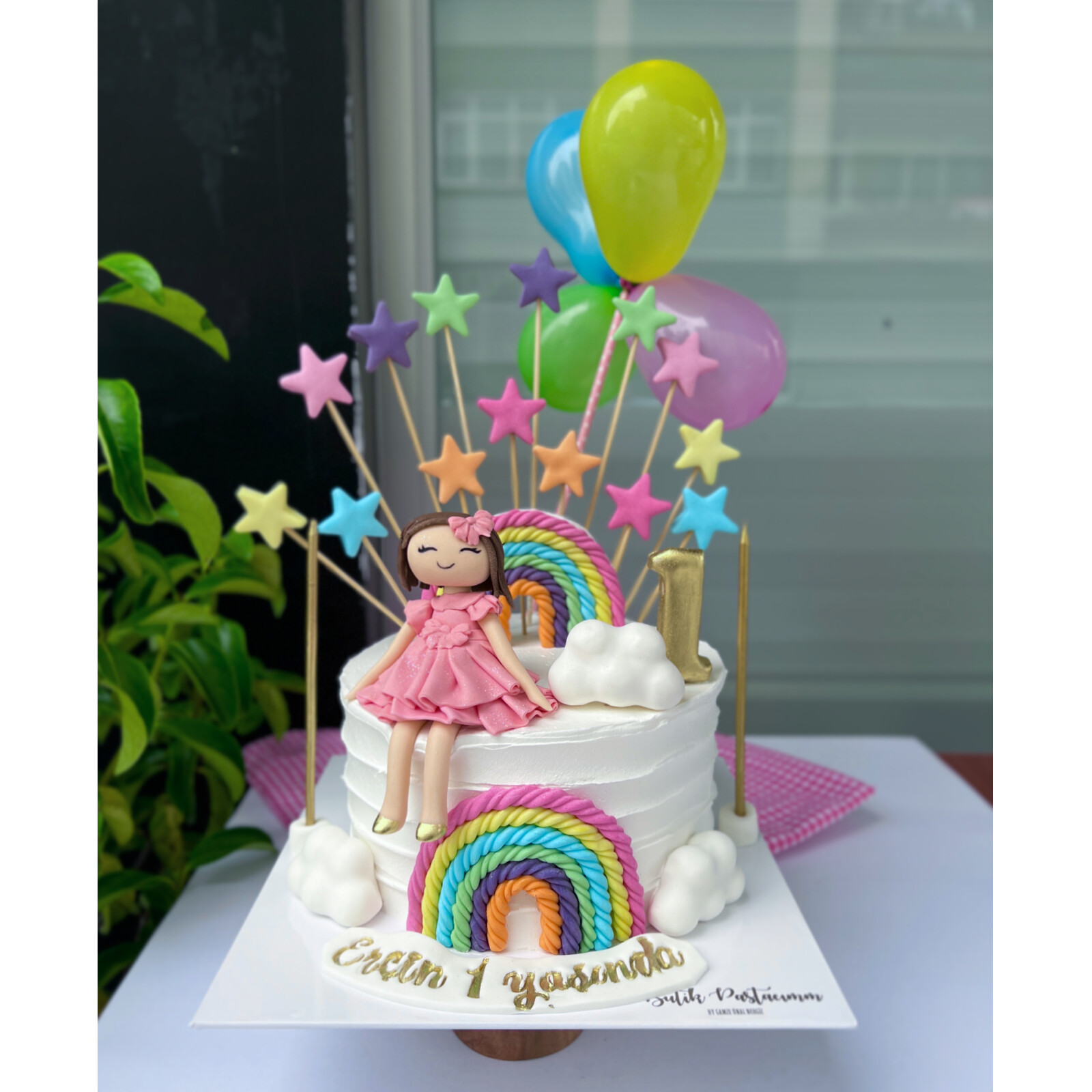 Kişiye Özel Kremalı Çocuk Pastası