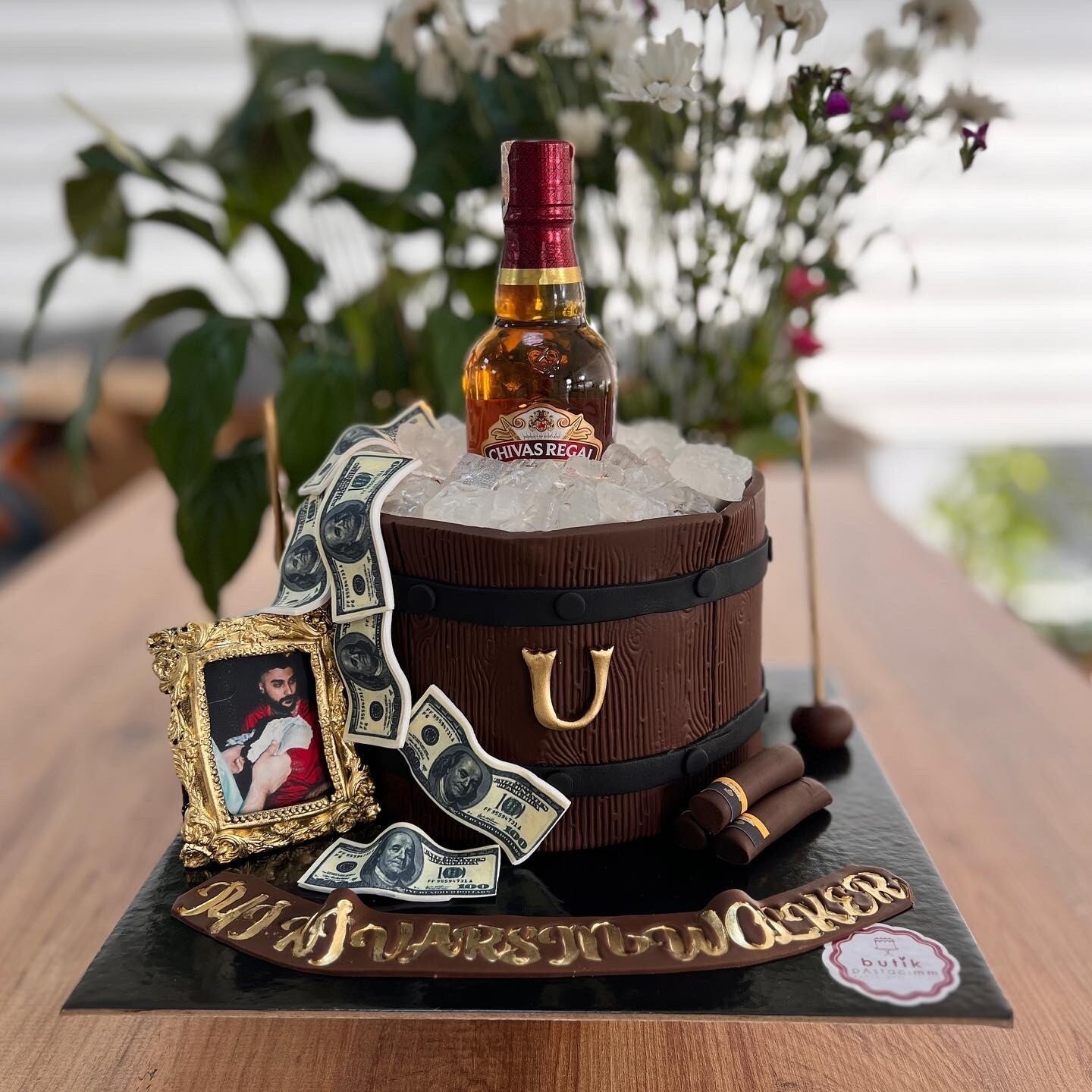 Orjinal Şişe Dizaynlı Tasarım Pasta 4