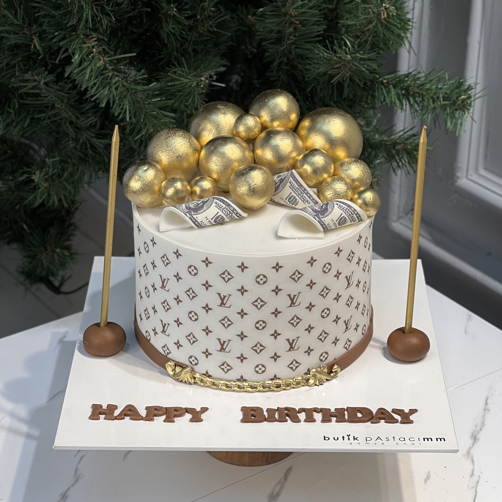 Özel Marka Dekorlu Pasta