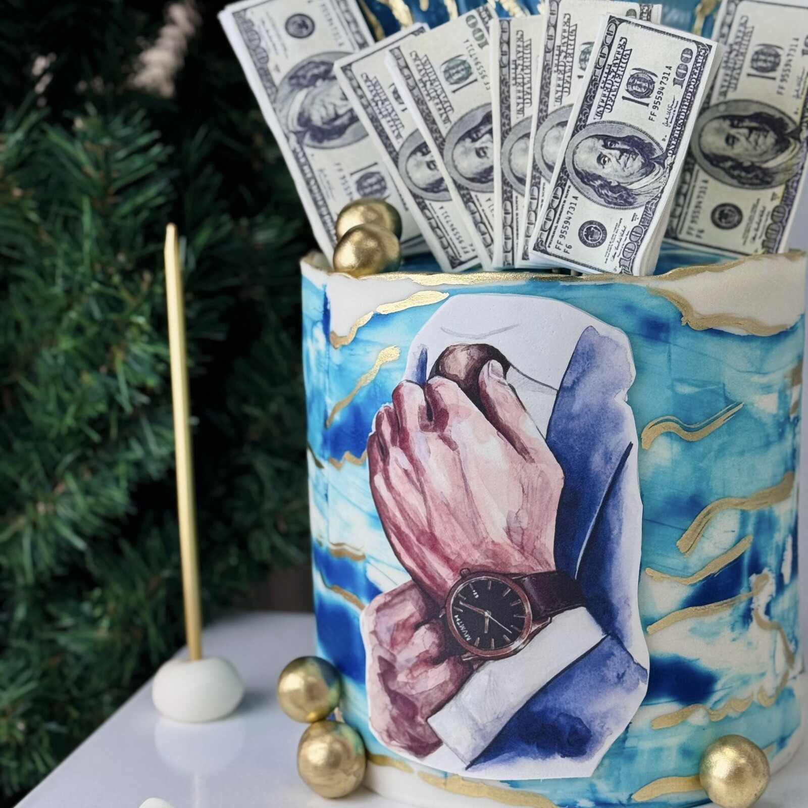 Özel Tasarım Klas Erkek Pastası