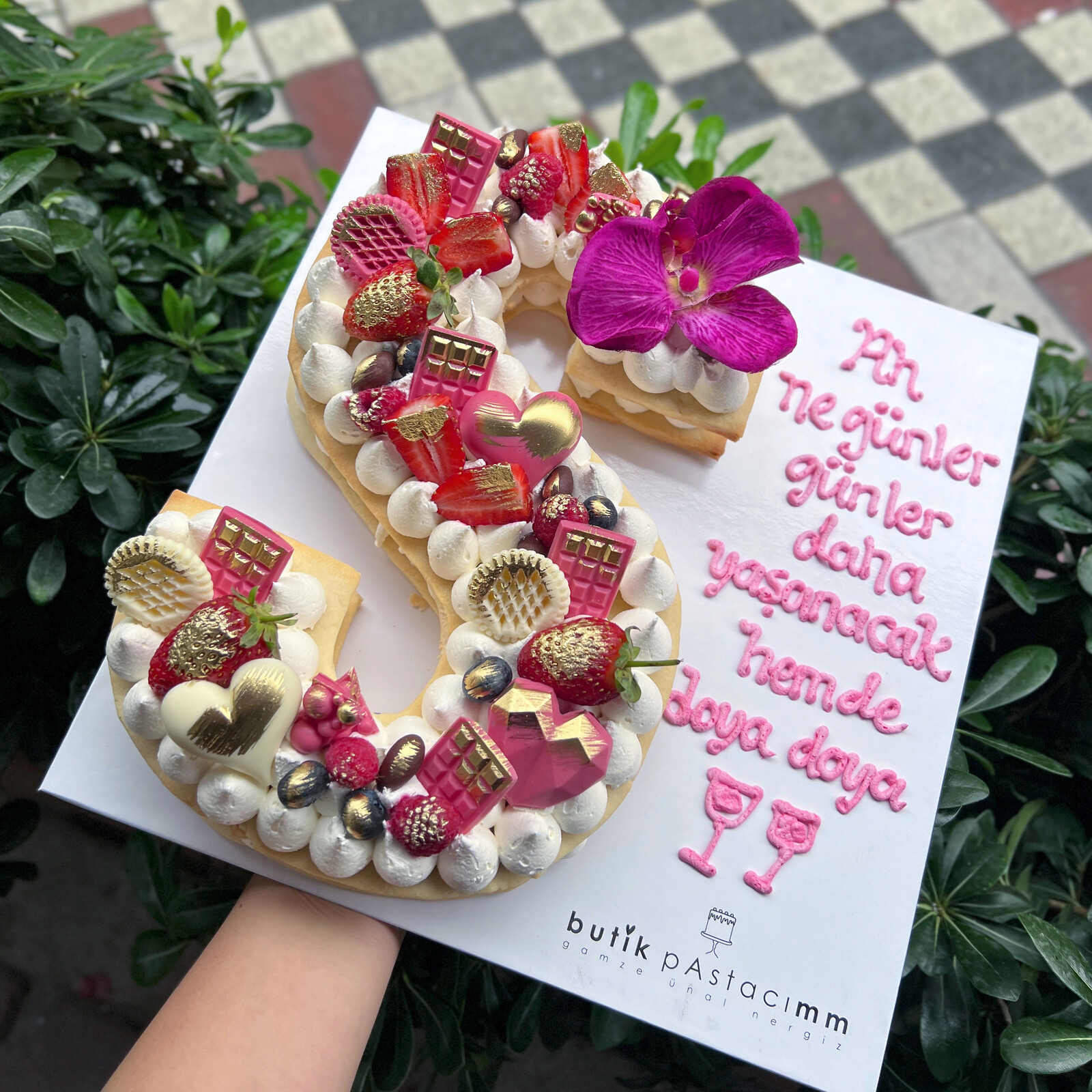 S Harf Kurabiye Pasta