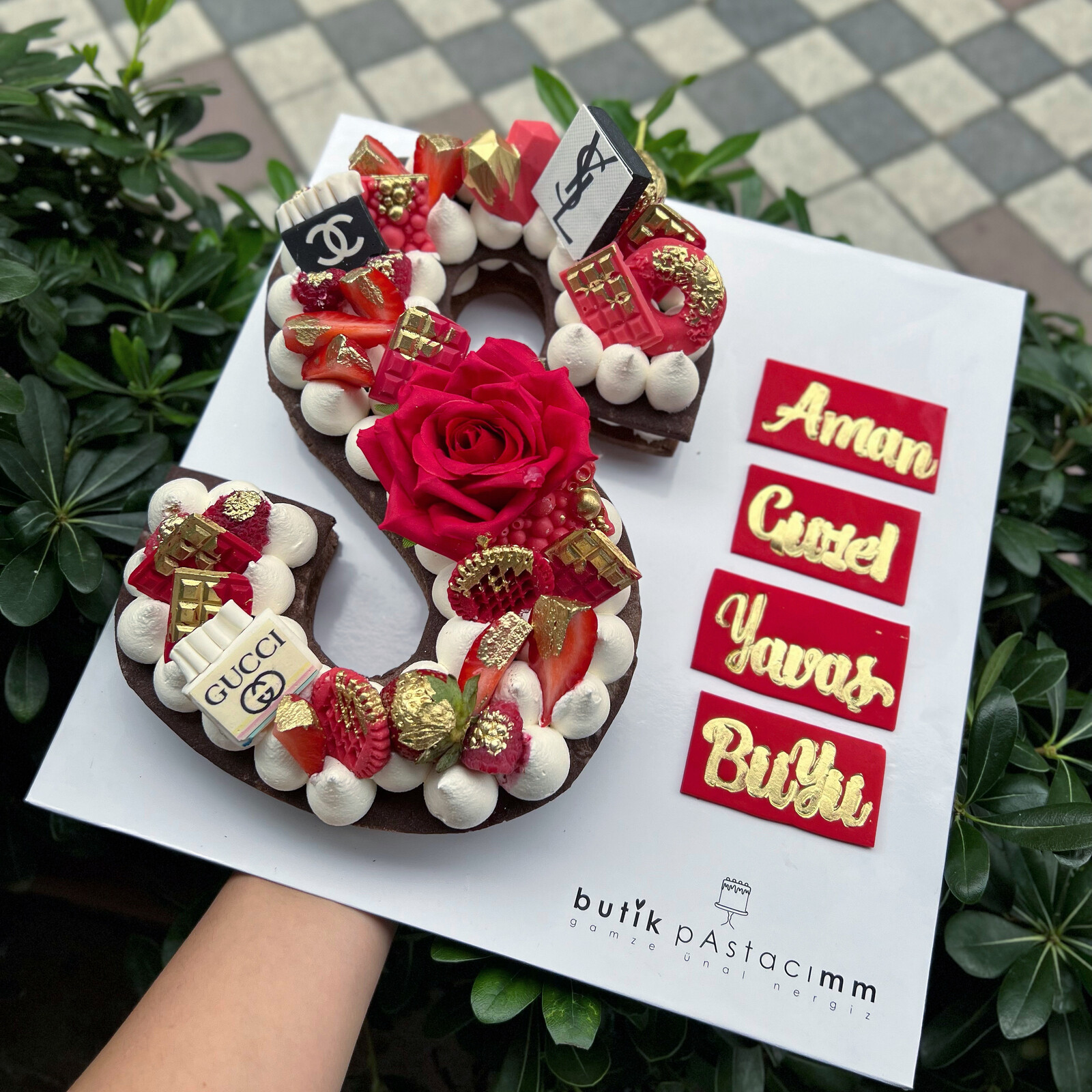 S Harf Kurabiye Pasta