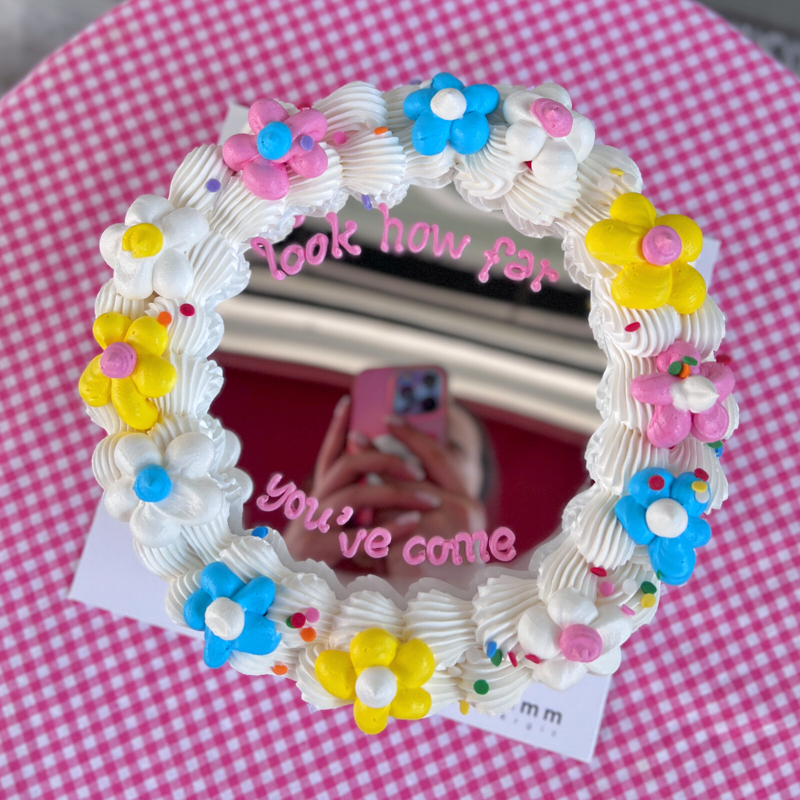 Selfie Aynalı Kremalı Pasta