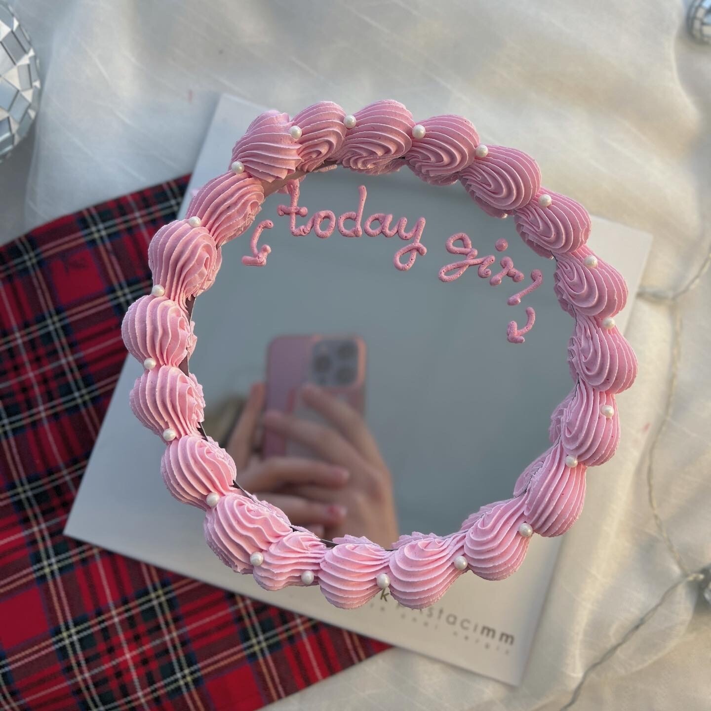 Selfie Aynalı Kremalı Pasta