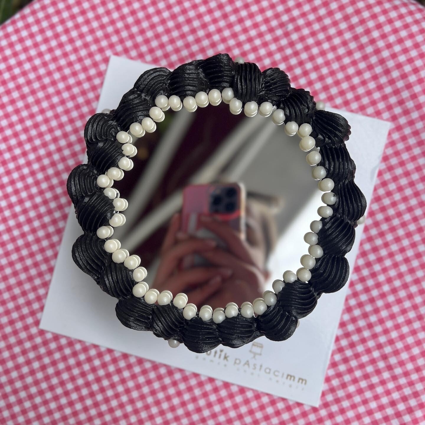 Selfie Aynalı Kremalı Pasta