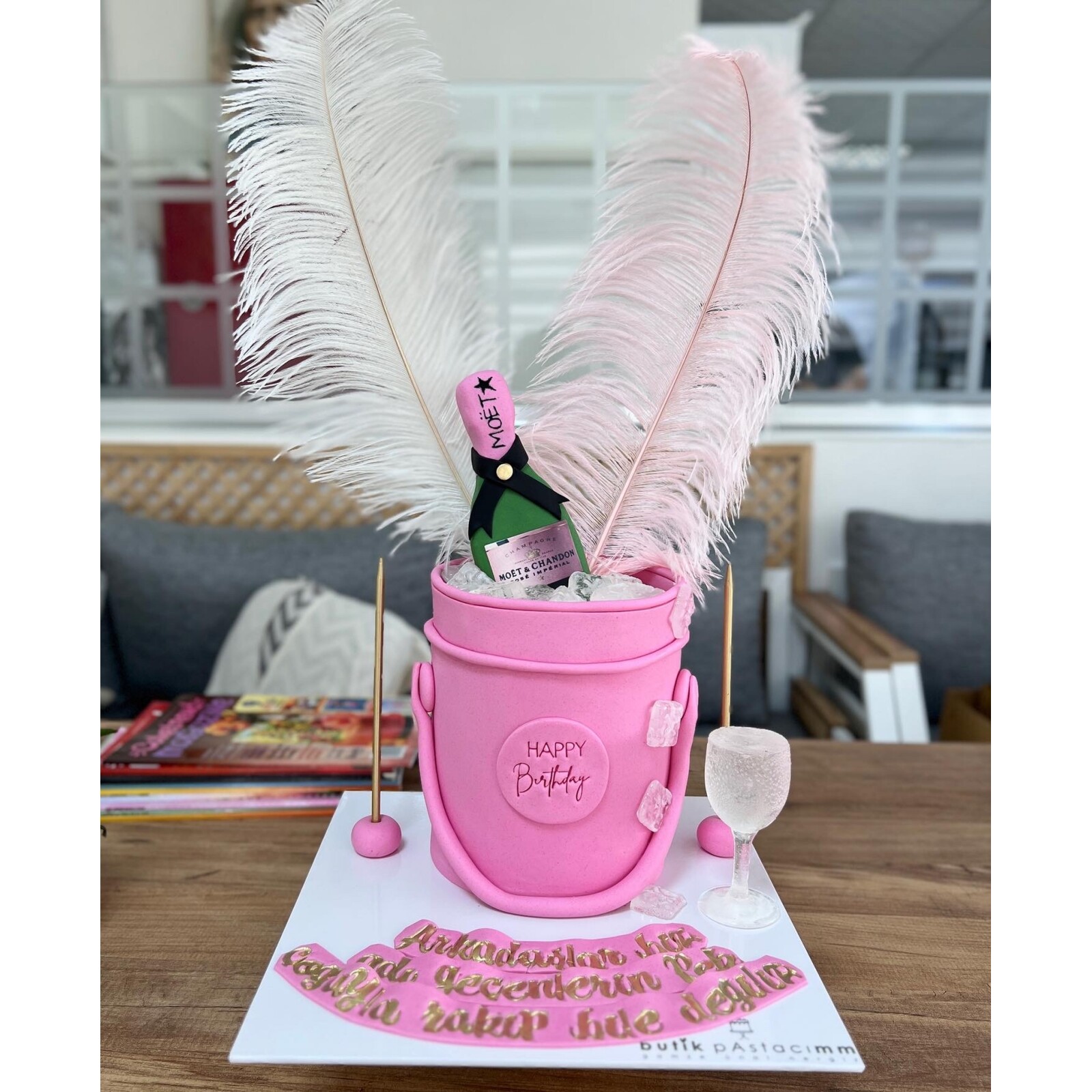 Şişe Kovası Tasarım Pasta