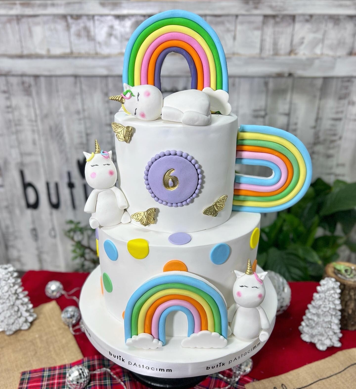 Unicorn Tasarımlı Çocuk Pastası