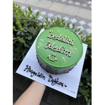 Askerlere Özel Yazılı Pasta