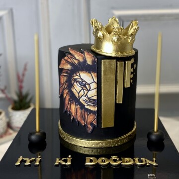 Aslan Tasarımlı Mini Pasta