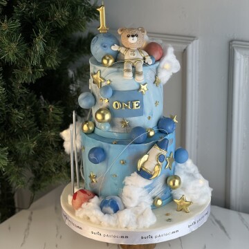 Ayıcık Astronot Uzay Pastası