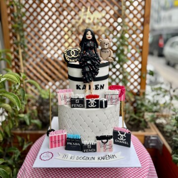 Çanta Tasarımlı Kişiye Özel Pasta