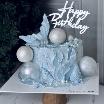 Deniz Kızı Sedefli Pasta