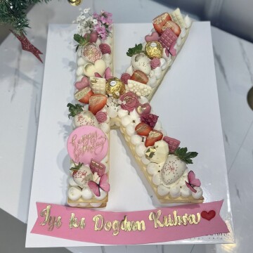 K Harfli Kurabiye Pasta