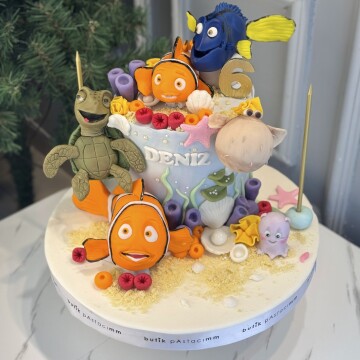 Kayıp Balık Nemo Çocuk Pastası