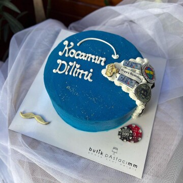 Kocamın Dilimi Yazılı Pasta