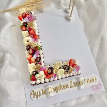 L Harf Kurabiye Pasta