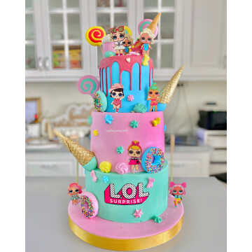 Lol Bebek Çocuk Pastası