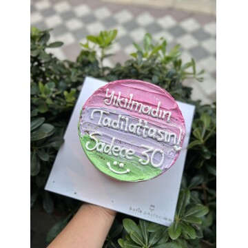 Renkli 30 Yaş Pastası