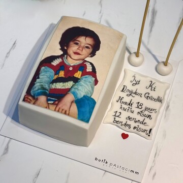 Resim Baskılı Pasta 5