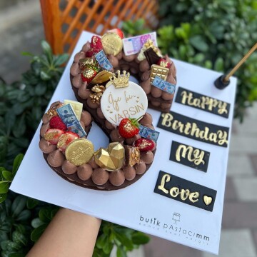 S Harf Kurabiye Pasta