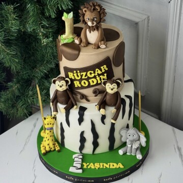 Safari Çocuk Pastası 2