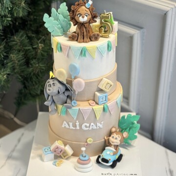 Safari Çocuk Pastası 3