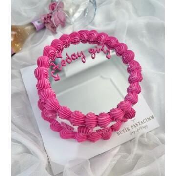 Selfie Aynalı Kremalı Pasta