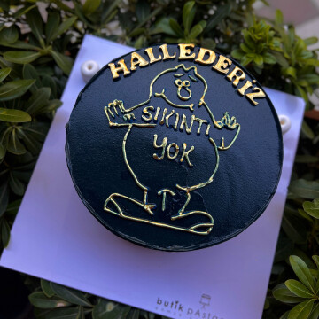 Sıkıntı Yok Yazılı Pasta