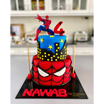 Spiderman Çocuk Pastası
