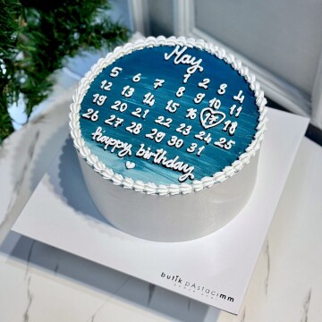 Takvimli Yazılı Pasta