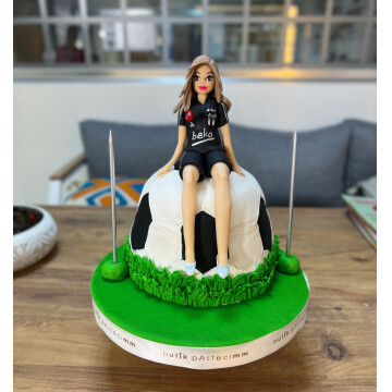 Taraftar Formalı Kişiye Özel Figürlü Pasta