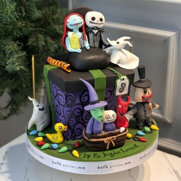 The Nightmare Before Christmas Cake (Noel Gecesi Kabusu Pasta)